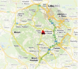 mapa regionu