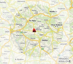 mapa regionu