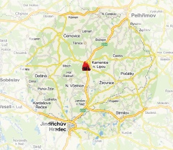 mapa regionu