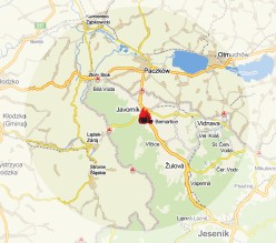 mapa regionu