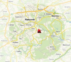 mapa regionu
